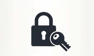 Key and lock icon representing restricted access.